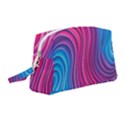 Spiral Swirl Pattern Light Circle Wristlet Pouch Bag (Medium) View1