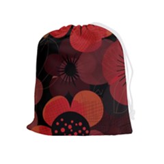 Flower Floral Flora Nature Pattern Background Backdrop Drawstring Pouch (xl) by Salmanaz77
