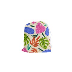 Tropical Sheets Summer Beach Drawstring Pouch (xs) by Paksenen