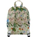 Textile Fabric Tropical Zip Up Backpack View3