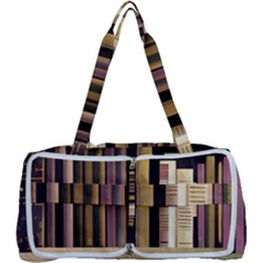 Books Bookshelves Office Fantasy Background Artwork Book Cover Apothecary Book Nook Literature Libra Multi Function Bag by Posterlux