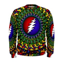 Grateful Dead Bear Pattern Men s Sweatshirt by Maspions