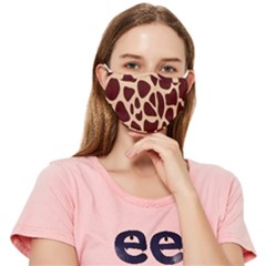 Animal Print Girraf Patterns Fitted Cloth Face Mask (adult) by Ket1n9