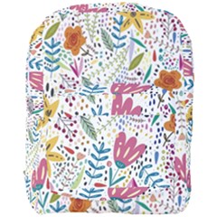 Flowers Nature Wallpaper Background Full Print Backpack by Proyonanggan