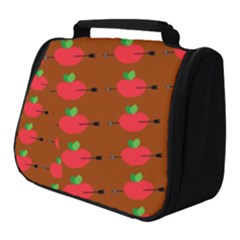 Apple Arrow Pattern Design Drawing Full Print Travel Pouch (small) by Proyonanggan