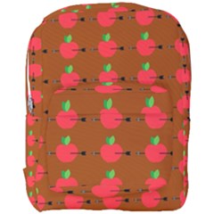 Apple Arrow Pattern Design Drawing Full Print Backpack by Proyonanggan