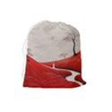 Trees Forest Path Drawstring Pouch (Large) View2