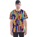 Illustration Abstract Line Men s Sport Mesh T-Shirt View1