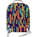 Illustration Abstract Line Double Compartment Backpack View3