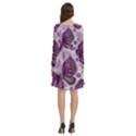 Butterflies Butterfly Insect Animal Nature Long Sleeve Knee Length Skater Dress With Pockets View4
