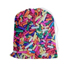 Colorful Candy Texture, Close-up Drawstring Pouch (2xl) by kyorashop23