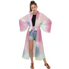 Pastel Ballons, Ballons, Maxi Kimono by kyorashop23