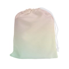 Rainbow Pastel, Purple, Gradient, Light, Led, Pink, Simple Drawstring Pouch (2xl) by kyorashop23