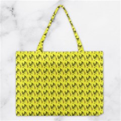 Fern Pattern 2 Yellow Medium Tote Bag by snowwhitegirl
