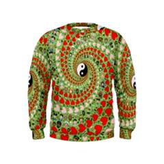 Love Avatars Characters Roles Yin Yang Kids  Sweatshirt by Paksenen