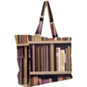 Books Bookshelves Office Fantasy Background Artwork Book Cover Apothecary Book Nook Literature Libra Simple Shoulder Bag View2