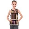 Books Bookshelves Office Fantasy Background Artwork Book Cover Apothecary Book Nook Literature Libra Kids  Sleeveless Hoodie View1