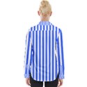 Blue Stripes, Sticker, Stickers Womens Long Sleeve Shirt View2