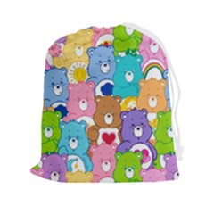 Care Bears, Adorable, Art Drawstring Pouch (2xl) by kyorashop23