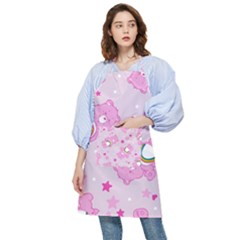 Cheer Bear Pink, Care, Care Bears, Cartoon Pocket Apron by kyorashop23