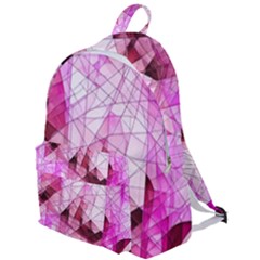 Pink Abstract Lineart The Plain Backpack by Maspions