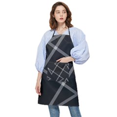 Stripes, Zigzag, Surface, Pattern, Pocket Apron by kyorashop23