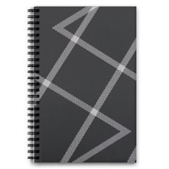 Stripes, Zigzag, Surface, Pattern, 5 5  X 8 5  Notebook by kyorashop23