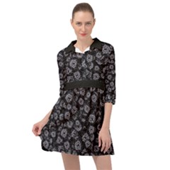Whimsy Beasts Print Pattern Design Mini Skater Shirt Dress by dflcprintsclothing