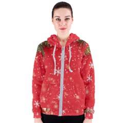 Christmas Ornament Women s Zipper Hoodie by Salmanaz77