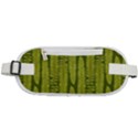 Fern Texture Nature Leaves Rounded Waist Pouch View1