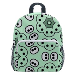 Texture Dots Pattern Kids  Age 5-10 Lightweight School Backpack With Side Pockets by anzea