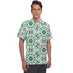 Texture Dots Pattern Men s Polo T-shirt by anzea