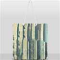 Texture Abstract Buildings Full Print Rope Handle Tote (Large) View2