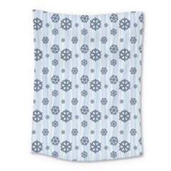 Snowflakes Winter Christmas Medium Tapestry by anzea