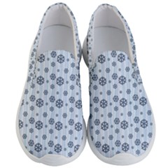 Snowflakes Winter Christmas Men s Lightweight Slip Ons by anzea