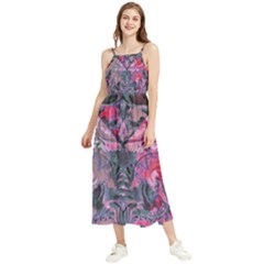 Alien Architecture Ii Boho Sleeveless Summer Dress by MRNStudios