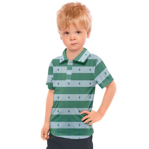 Pattern Triangle Kids  Polo T-shirt by anzea