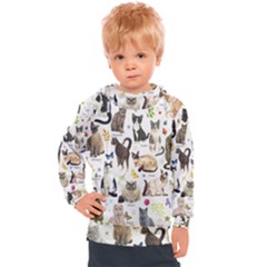 Cats, All, Collage, Cat Kids  Hooded Pullover by kyorashop23
