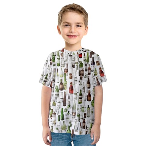 Bottle Chic Print Patterns Kids  Sport Mesh T-shirt by BellaVistaTshirt02