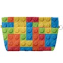 Lego Bricks, Colorful Dots Background Handbag Organizer View2