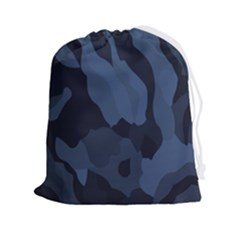 Purple Camo Drawstring Pouch (2xl) by kyorashop23