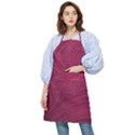 Purple Fabric Texture, Fabric Backgrounds With Lines Pocket Apron View1