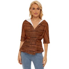 Seamless Wooden Planks Brown Wooden Background Lightweight Drawstring Hooded Top by kyorashop23