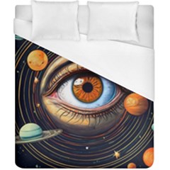 Eye Of The Universe (ai) Duvet Cover (california King Size) by dflcprintsclothing