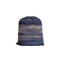 Twilight Serenade Print Drawstring Pouch (small) by dflcprintsclothing