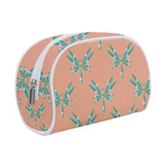 Turquoise Dragonfly Insect Paper Make Up Case (small) by anzea