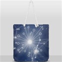Network Technology Connection Full Print Rope Handle Tote (Large) View2