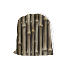 Bamboo Grass Drawstring Pouch (large) by anzea