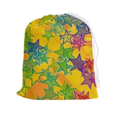 Star Homepage Abstract Drawstring Pouch (2xl) by anzea