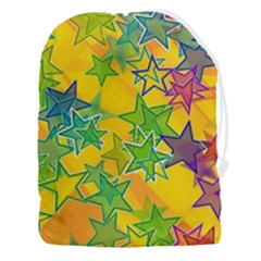 Star Homepage Abstract Drawstring Pouch (3xl) by anzea